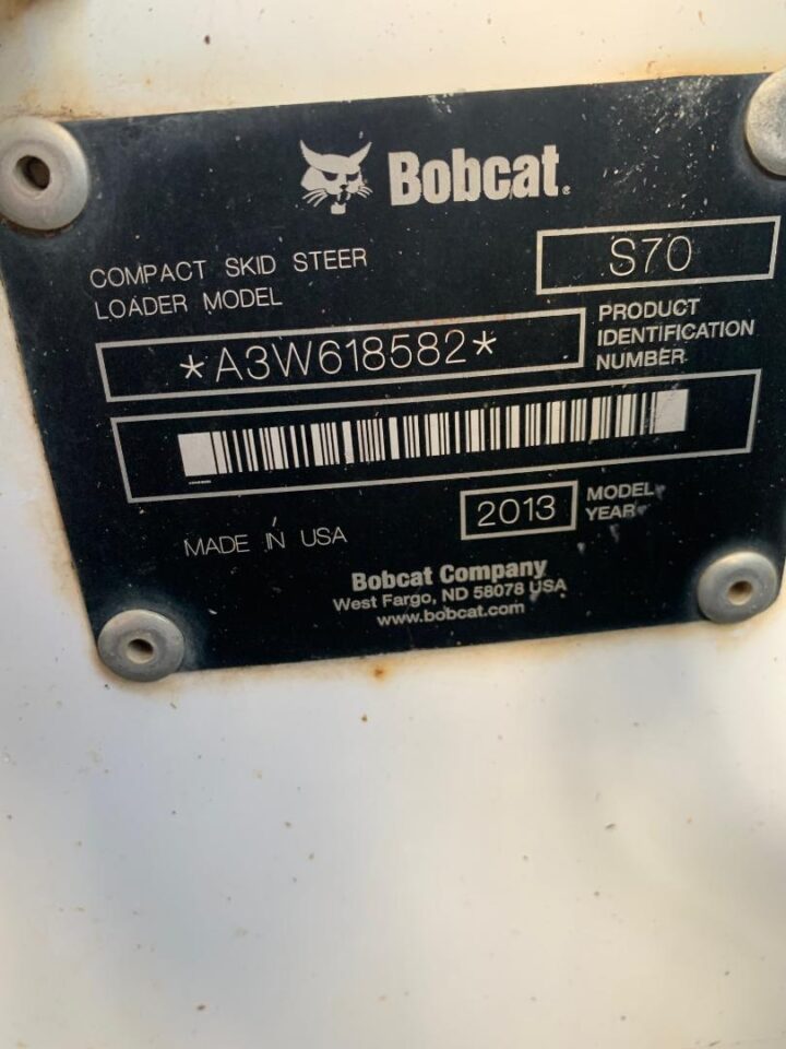 BOBCAT S70 SKID STEER LOADER - Image 18