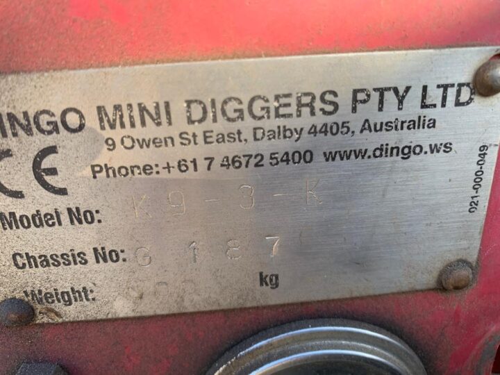 DINGO K9-3K STAND BEHIND SKID STEER LOADER - Image 14